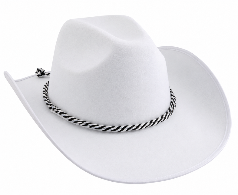 Cowboy hat Martijn in black or brown