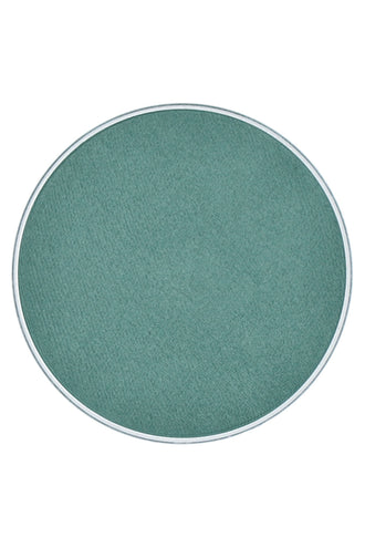 Aquaschmink blauw groen Superstar, ronde blauwgroene schminkcake voor een heksen- of alienlook