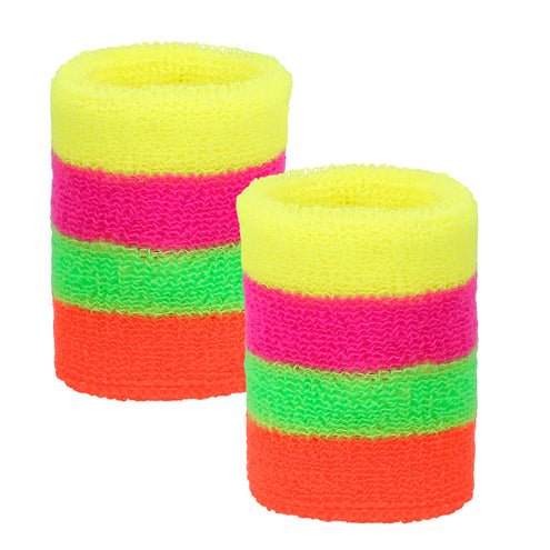 Boland 3 Zweetbandjes neon