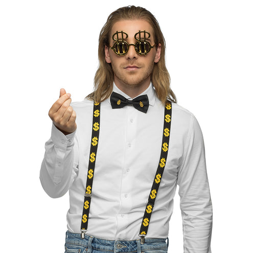 Boland Accessoireset Dollar gangster rapper