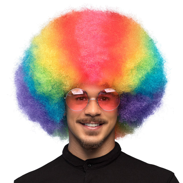 Boland Afropruik Clown Rainbow deluxe