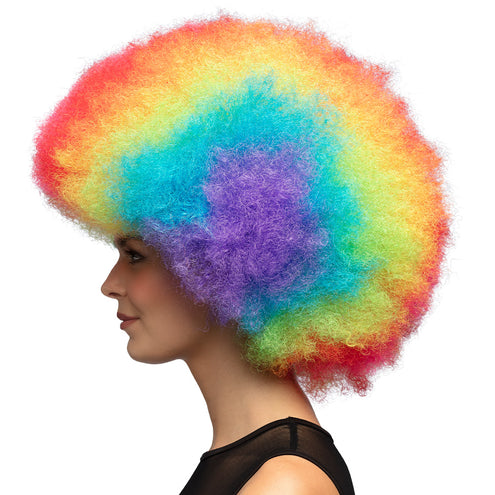 Boland Afropruik Clown Rainbow deluxe