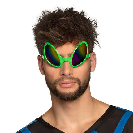 Alien glasses green