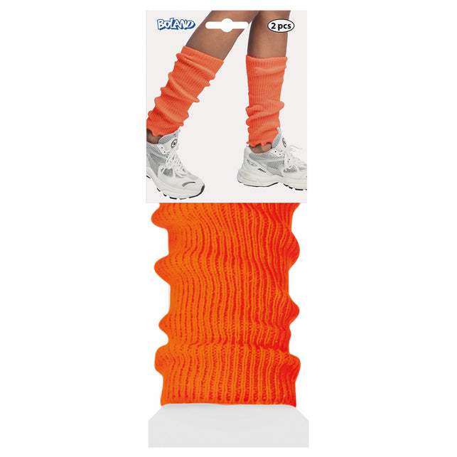 Boland Beenwarmers Basic neon oranje