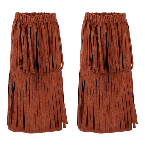 Boland Beenwarmers bruin franjes Festival