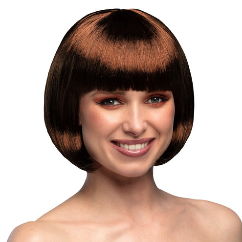 Boland Boblijn pruik Cabaret chocoladebruin