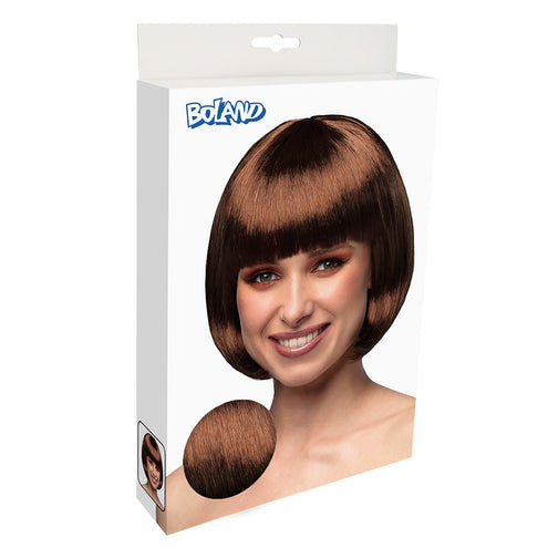Boland Boblijn pruik Cabaret chocoladebruin