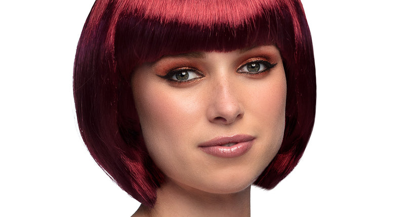 Boland Boblijn pruik Cabaret mahonie bruin