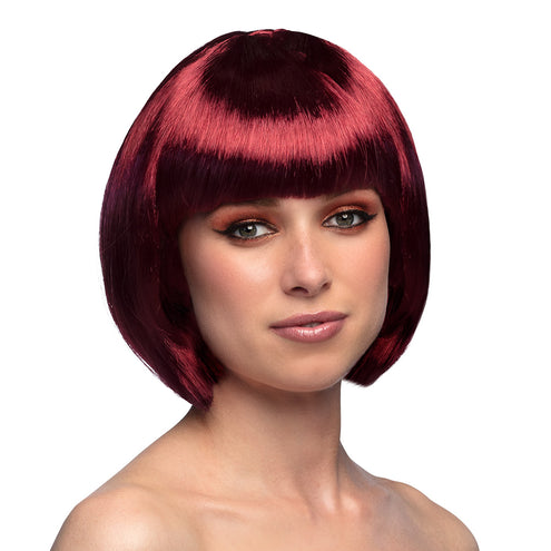 Boland Boblijn pruik Cabaret mahonie bruin