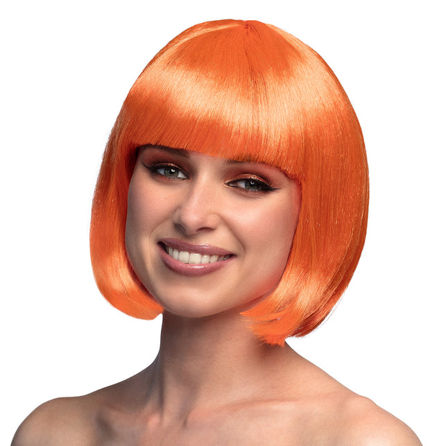 Boland Boblijn pruik Cabaret oranje