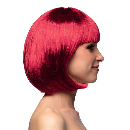 Boland Boblijn pruik Cabaret robijn rood