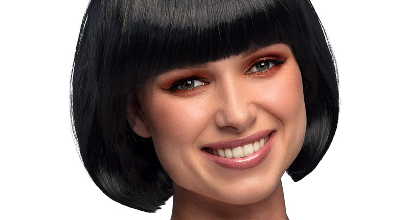 Boland Boblijn pruik Cabaret zwart