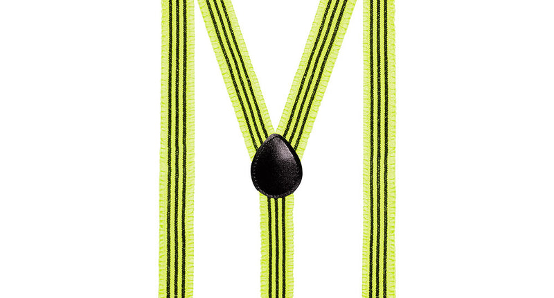 Boland Bretels Ruches neon geel