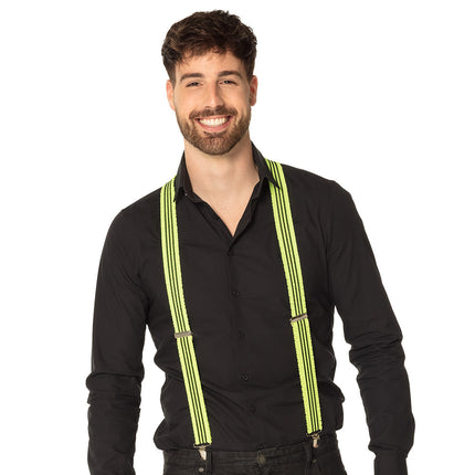 Boland Bretels Ruches neon geel