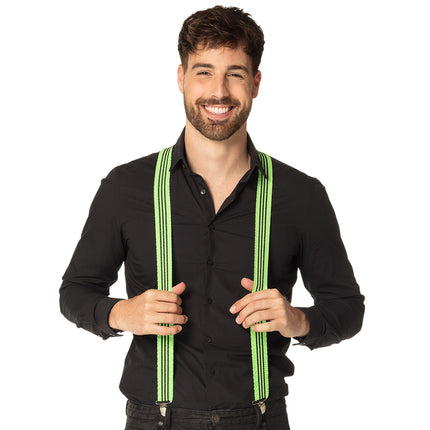 Boland Bretels Ruches neon groen