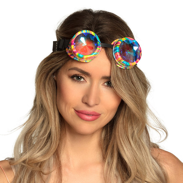 Boland Bril Bubble steampunk regenboog