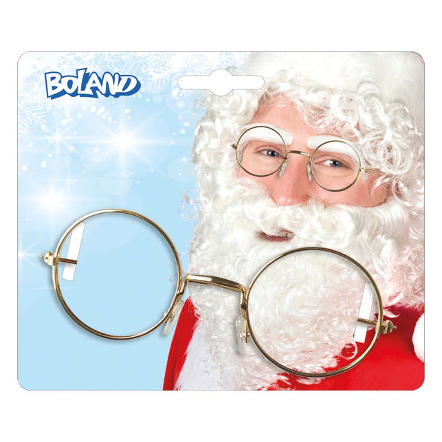 Boland Bril goud montuur kerstman