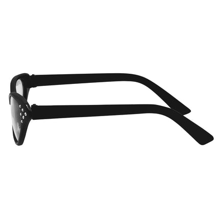 Boland Bril jaren 50 zwart Rock & roll