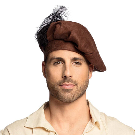 Boland Bruine baret middeleeuwen