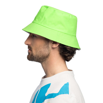 Boland Bucket hat Rave neongroen