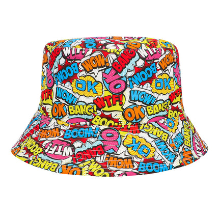 Boland Bucket hat Rave pop art