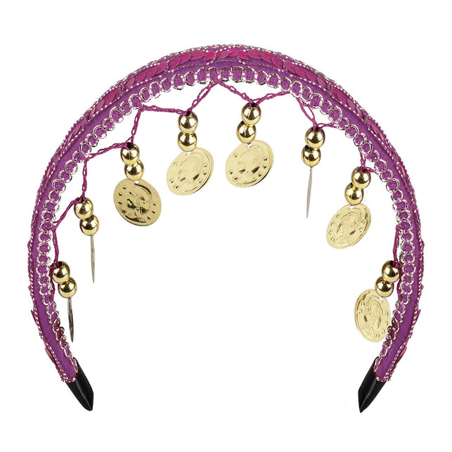 Boland Buikdanseres verkleed set Belly dance paars
