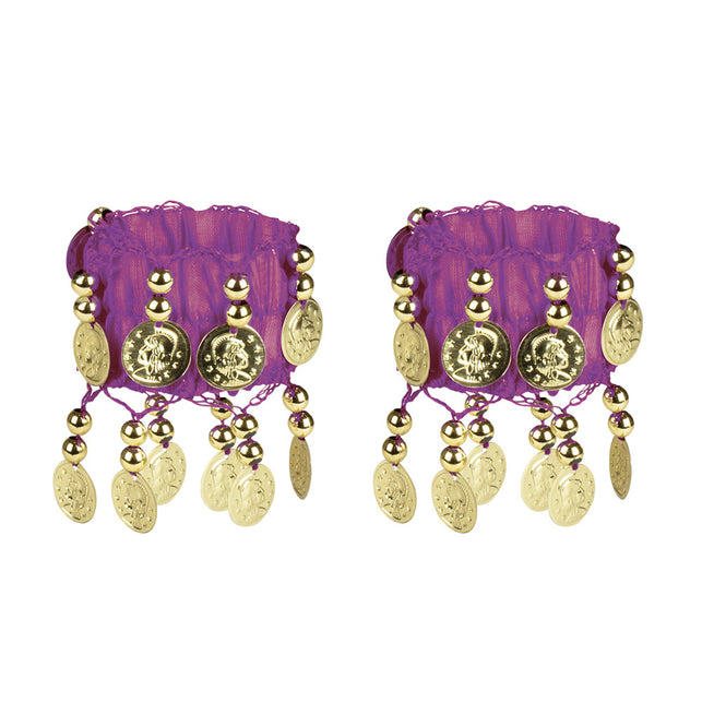Boland Buikdanseres verkleed set Belly dance paars