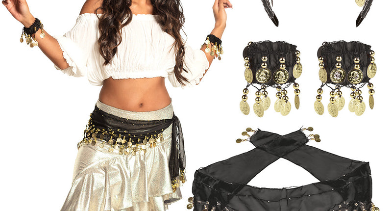 Boland Buikdanseres verkleedset Belly dance zwart