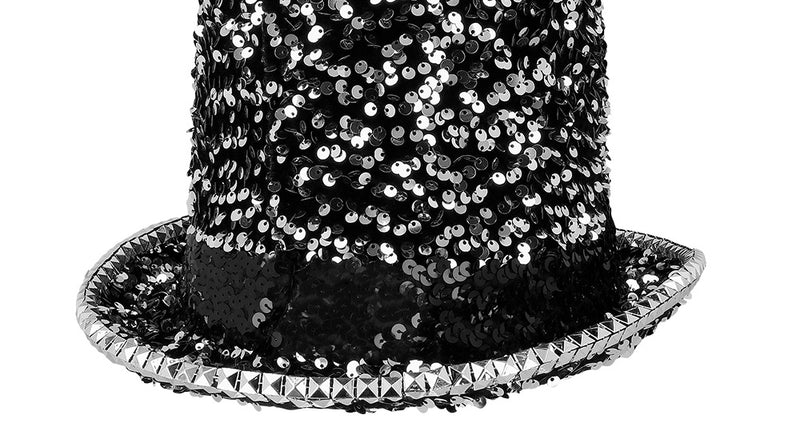 Boland Burningman festival hoed glitter zilver