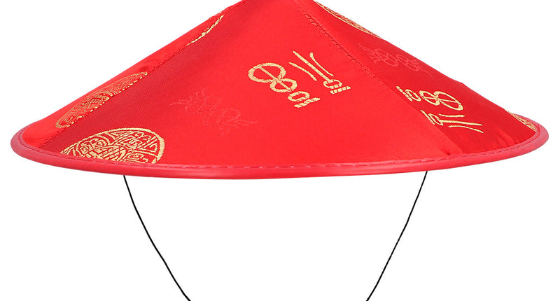 Boland Chinese hoed rood Changchang