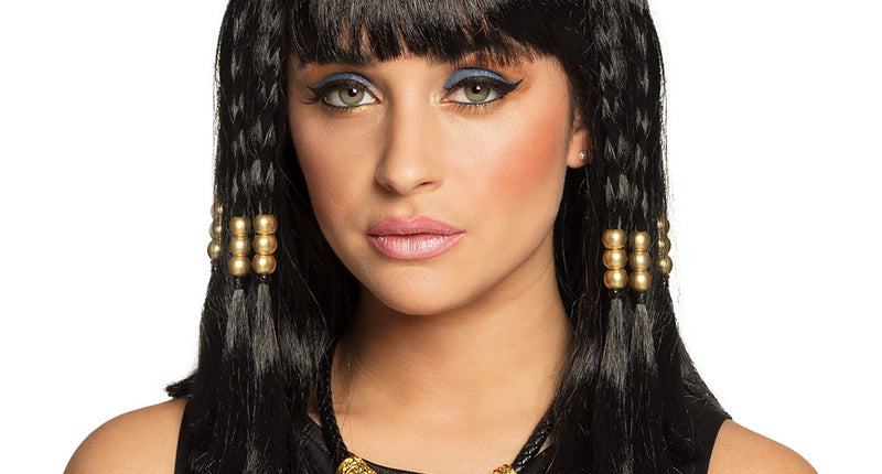 Boland Cleopatra pruik met kralen