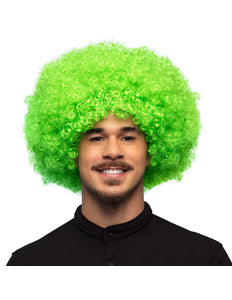 Boland Clown pruik afro krullen Groove blond