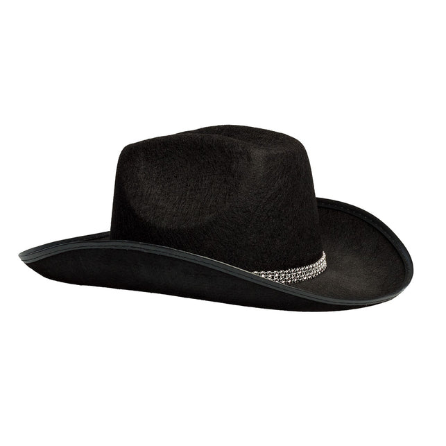Boland Cowboy hoed Daisy zwart