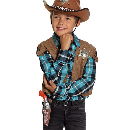 Boland Cowboy pistool met holster kind