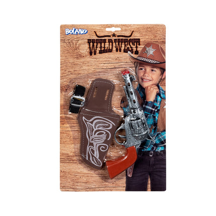 Boland Cowboy pistool met holster kind