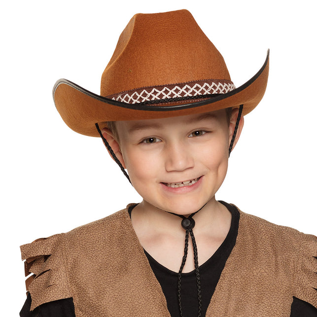 Boland Cowboyhoed kind bruin Chew