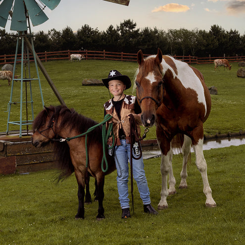 Boland Cowboyhoed kind Sheriff ster zwart