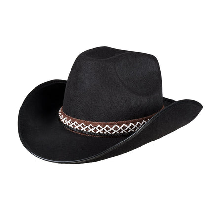 Boland Cowboyhoed kind zwart Chew