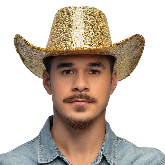 Boland Cowboyhoed Rodeo Party goud