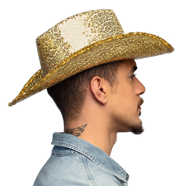 Boland Cowboyhoed Rodeo Party goud