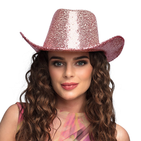 Boland Cowboyhoed Rodeo Party roze