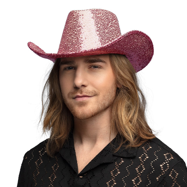 Boland Cowboyhoed Rodeo Party roze