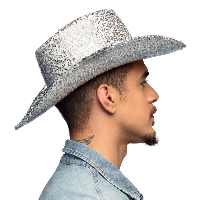Boland Cowboyhoed Rodeo Party zilver