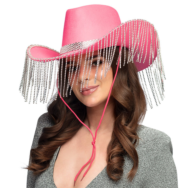 Boland Cowboyhoed Showgirl roze
