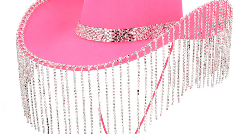 Boland Cowboyhoed Showgirl roze