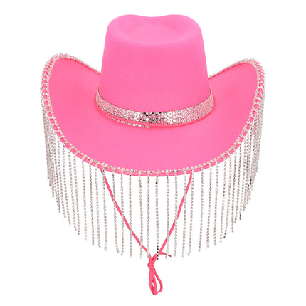 Boland Cowboyhoed Showgirl roze