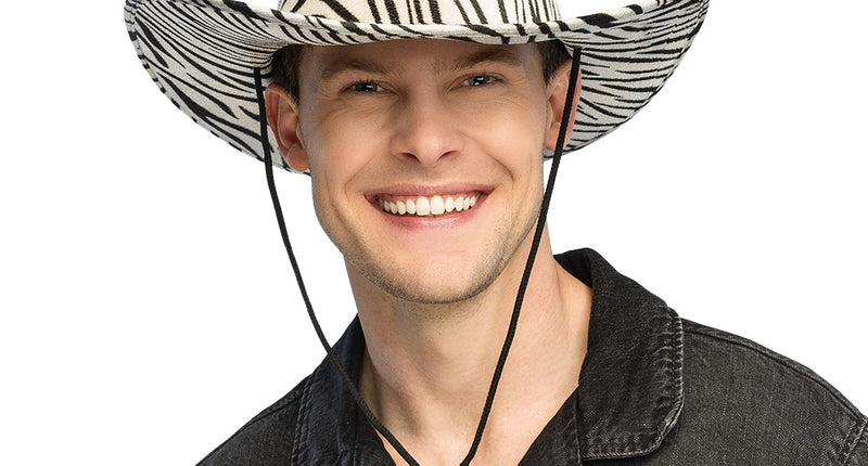 Boland Cowboyhoed zebraprint