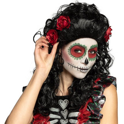 Boland Day of the death pruik Spaanse Catrina