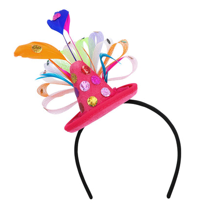 Boland Diadeem clown kleurrijk