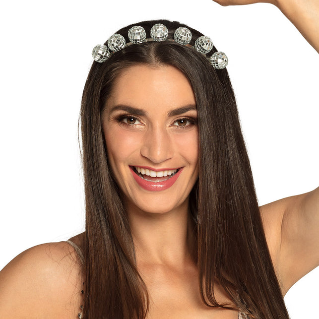 Boland Diadeem Disco ballen de luxe